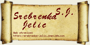Srebrenka Jelić vizit kartica